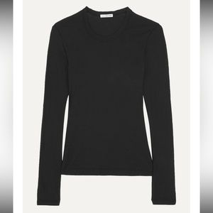 NWT James Perse Black Long Sleeve Shirt Top Size 3 or M / L (medium / large)